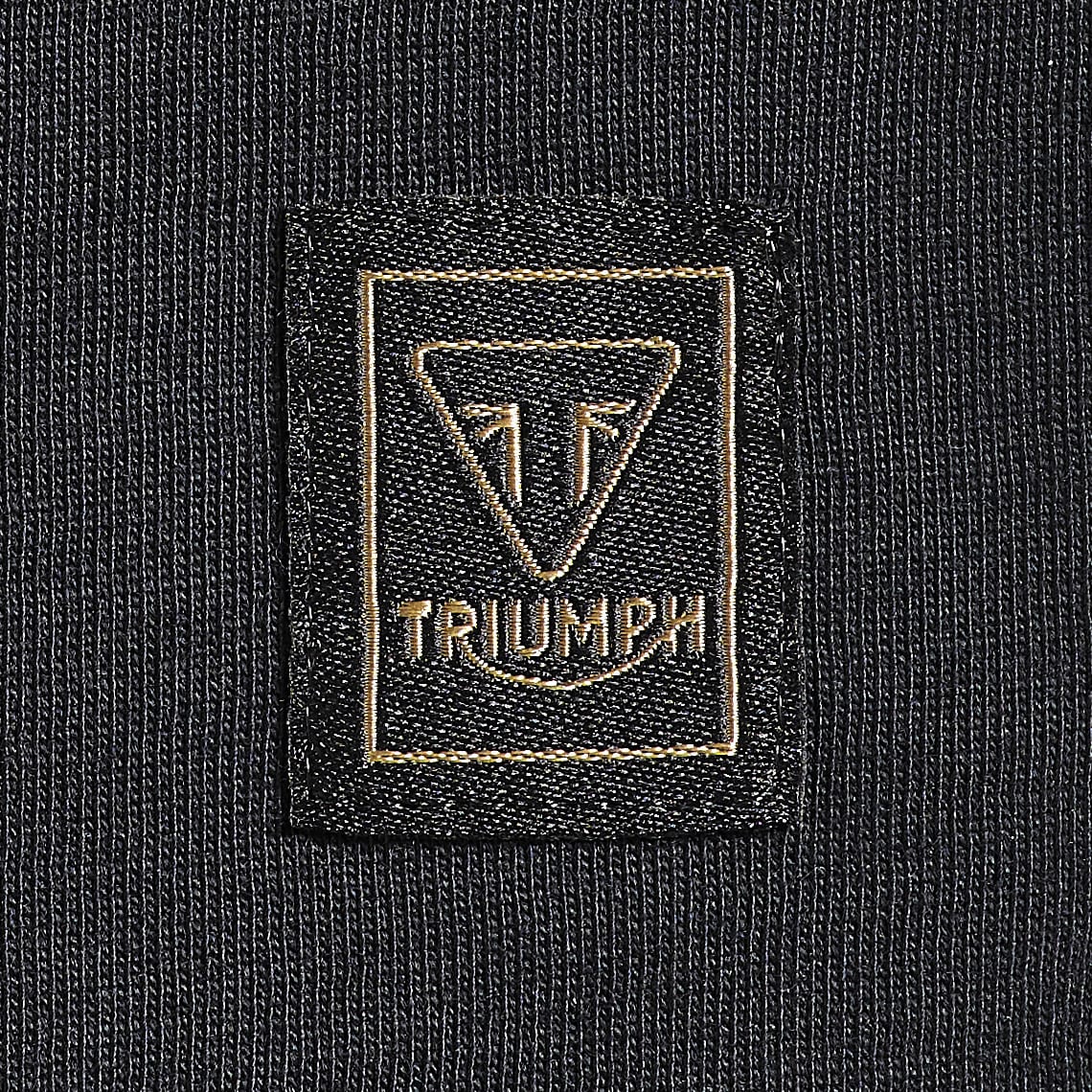 Orford Union Jack Logo T-shirt in Black | Casual Clothing